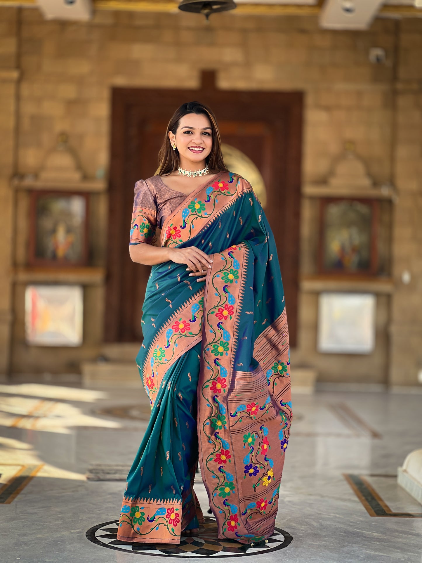 Beautiful Pethani Silk Saree