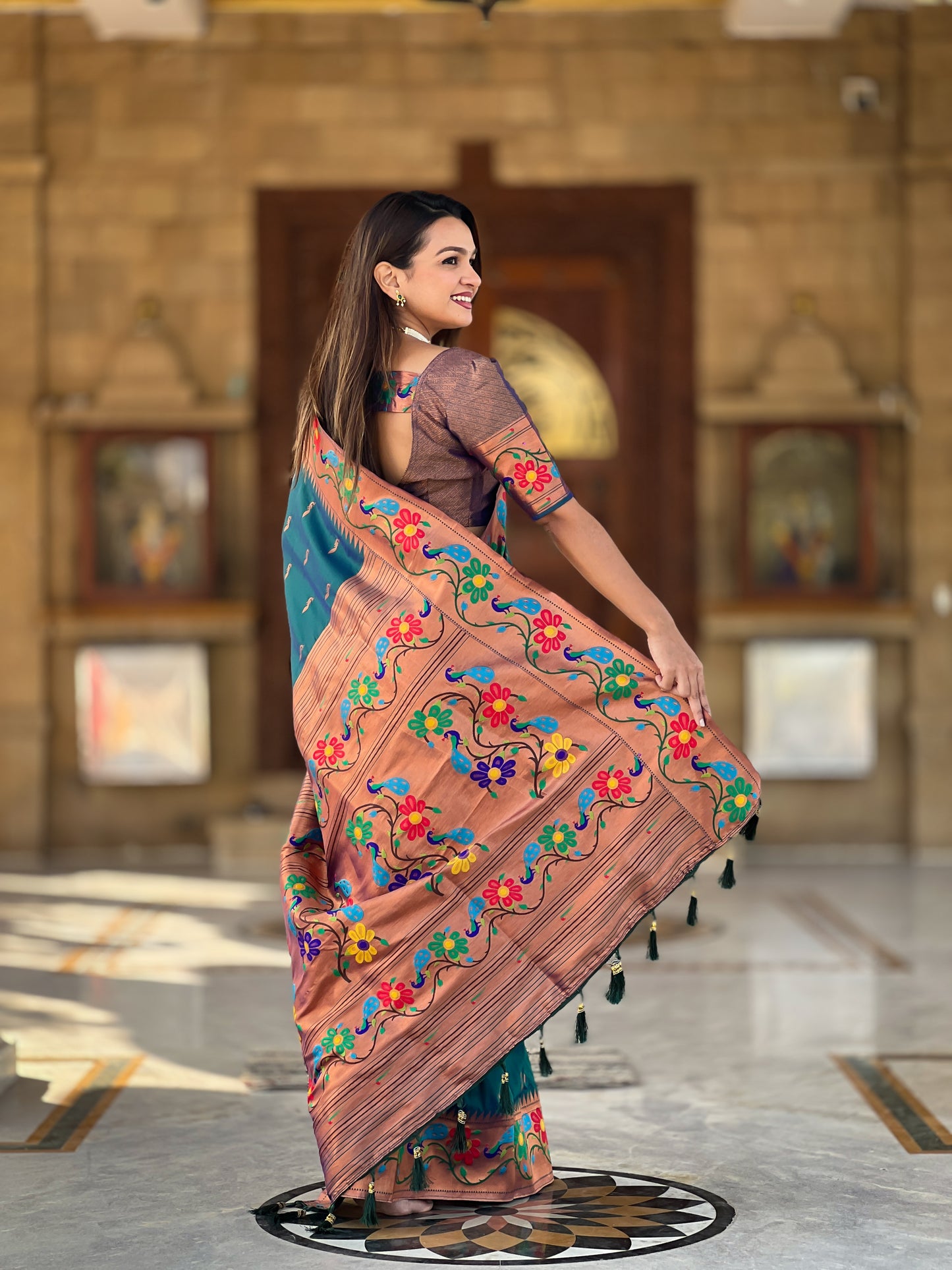 Beautiful Pethani Silk Saree