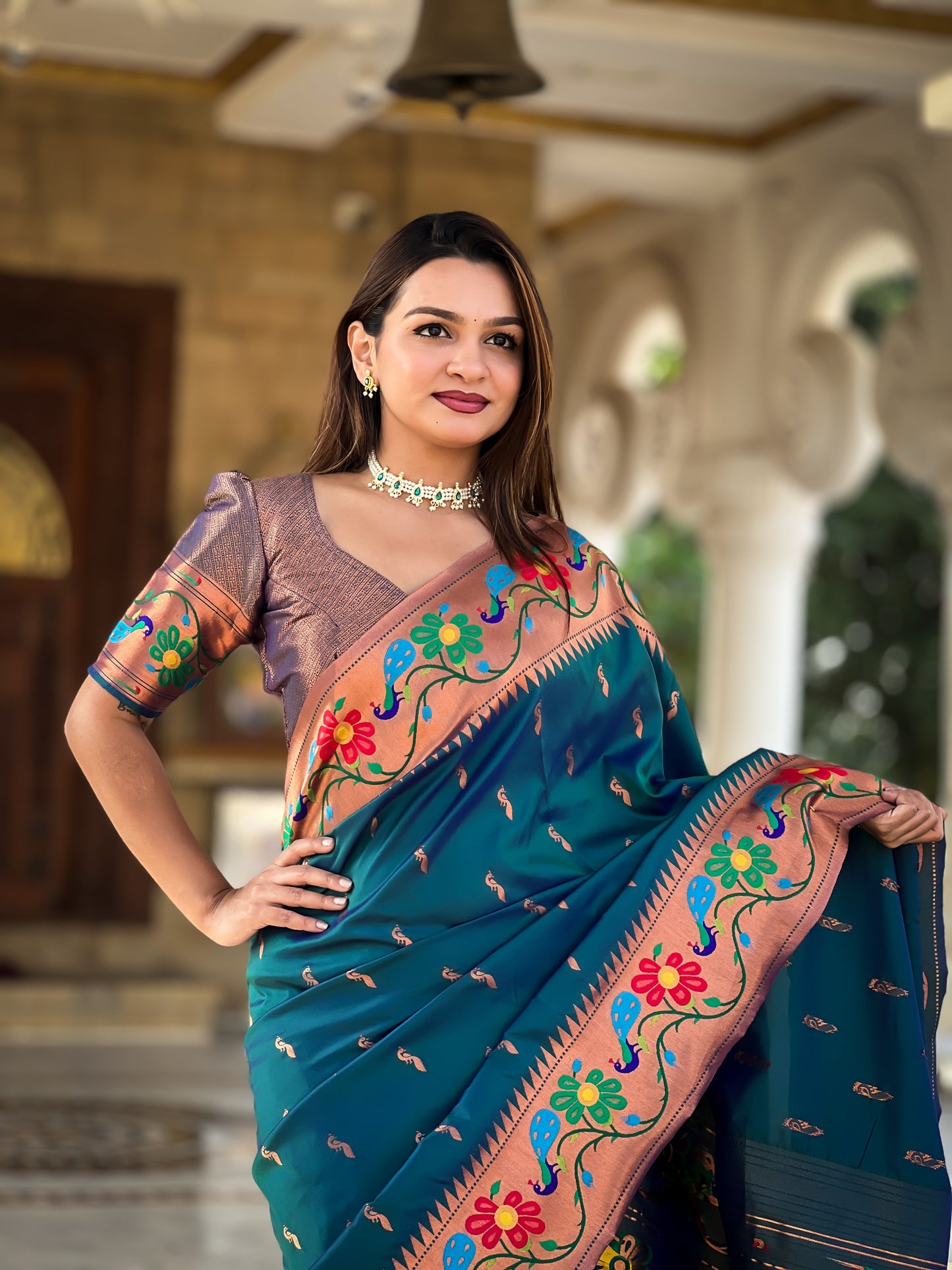 Beautiful Pethani Silk Saree