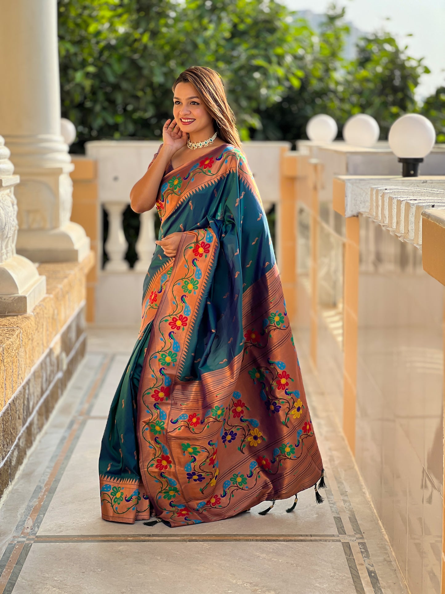 Beautiful Pethani Silk Saree