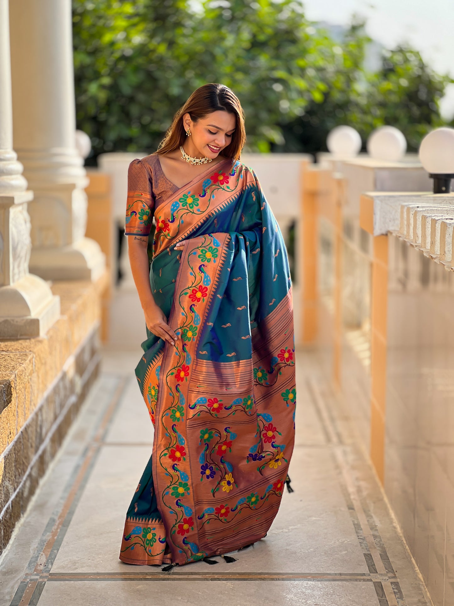 Beautiful Pethani Silk Saree