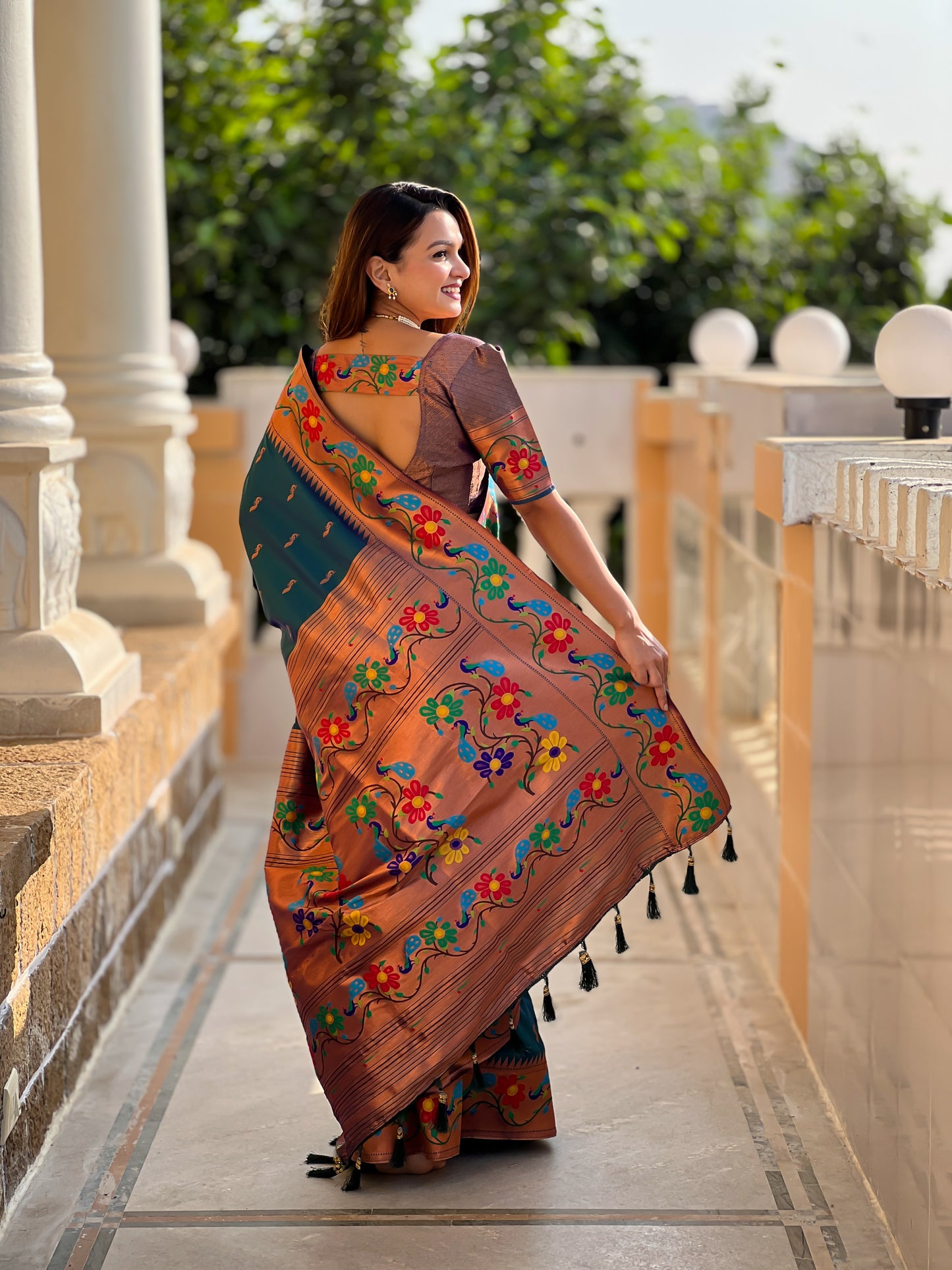 Beautiful Pethani Silk Saree