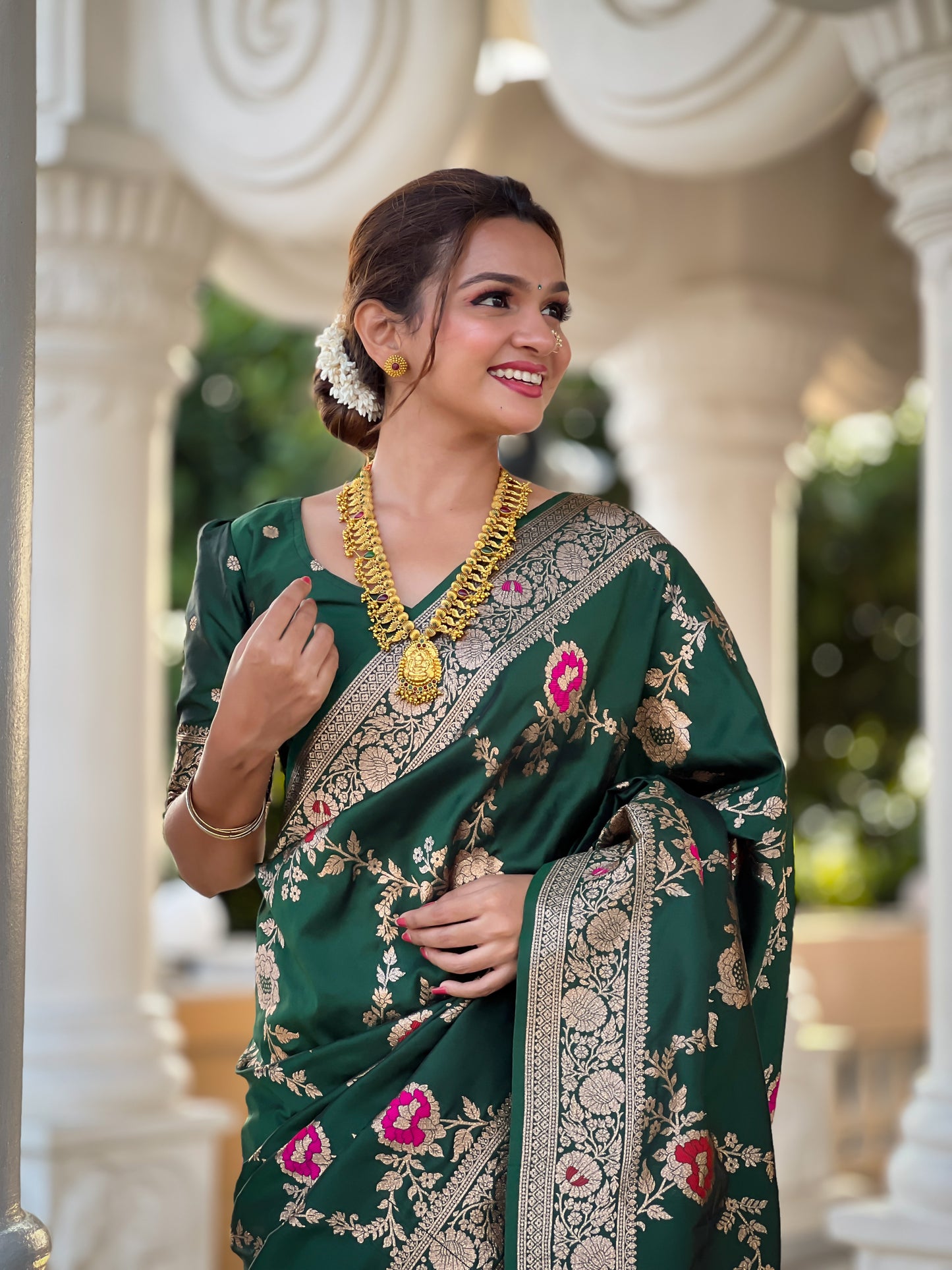 Most Beautiful Women's Banarasi Silk Saree