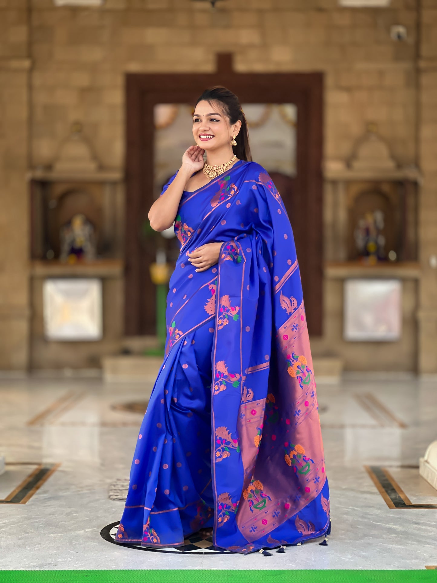 Royal Paithani Women's Silk Saree