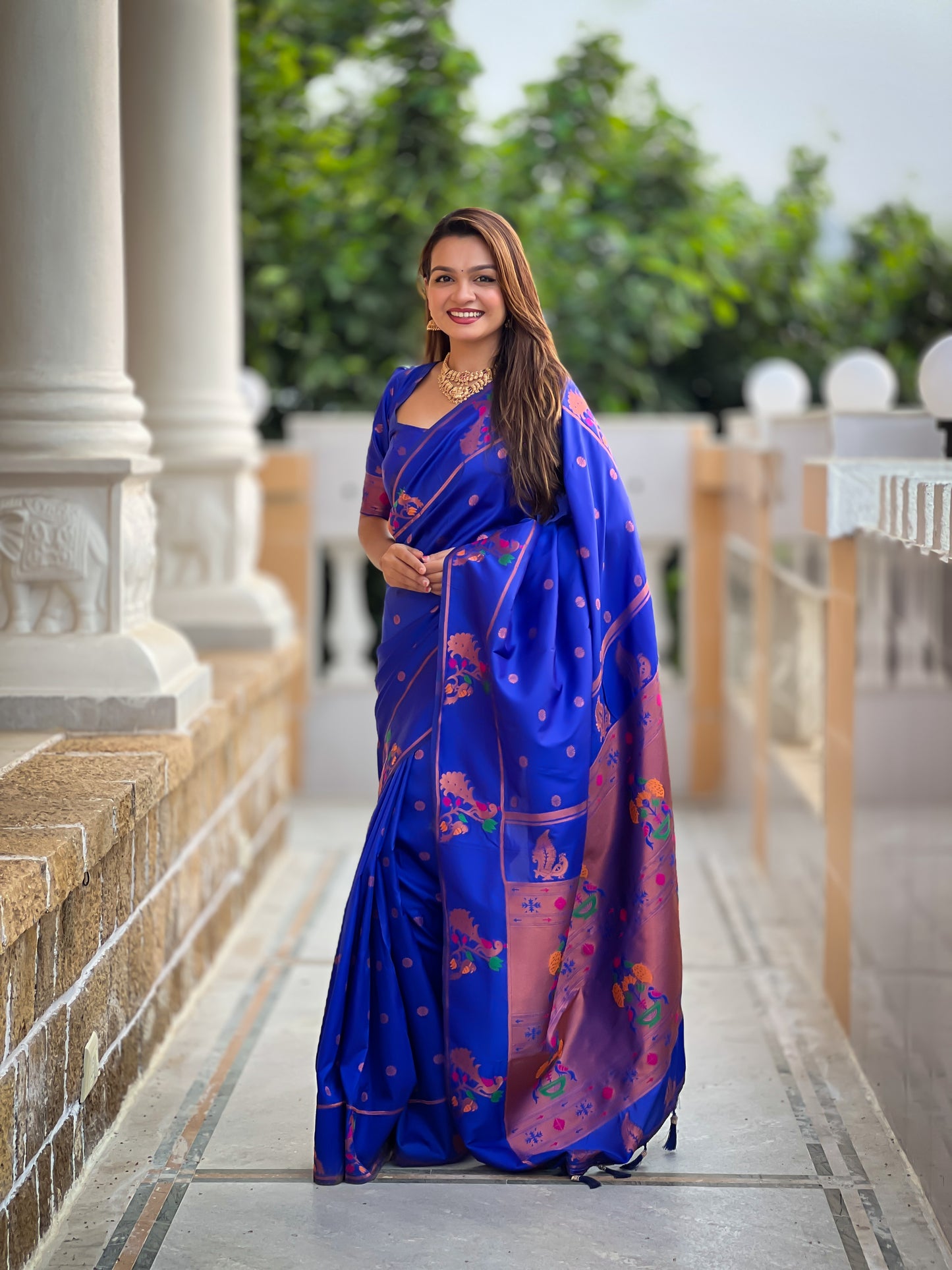 Royal Paithani Women's Silk Saree