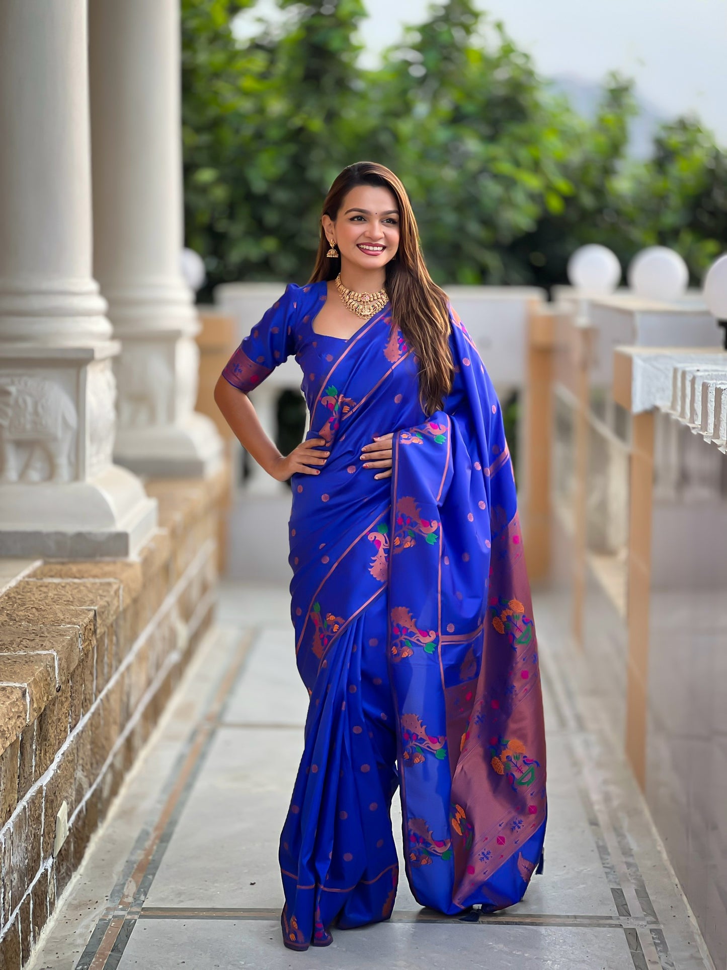 Royal Paithani Women's Silk Saree