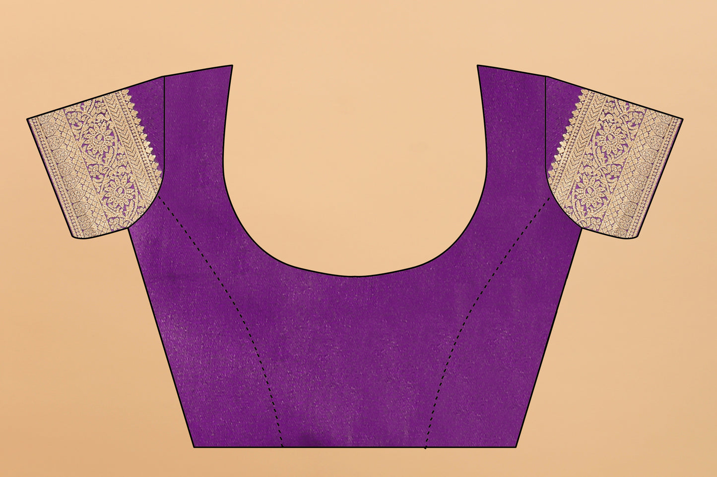 Kanjivaram Silk Saree With Rich golden Zari Wooven Pallu & Zari weawing Border With Beautiful Zari motifs weawing all over the Saree