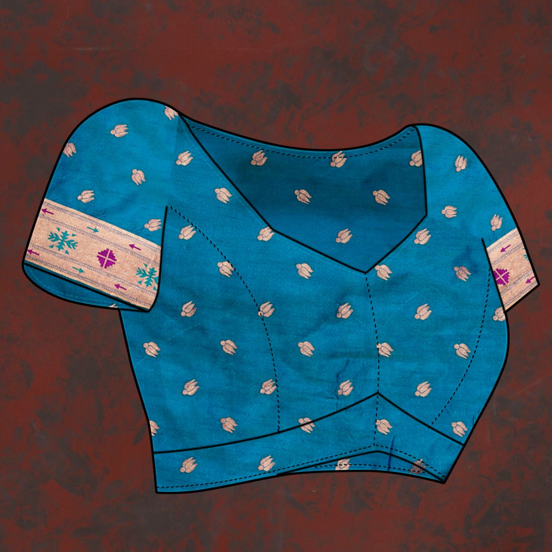 Aqua Blue Color Zari Woven Soft Paithani Silk Sarees With Rich Weaving Pallu with tassels.