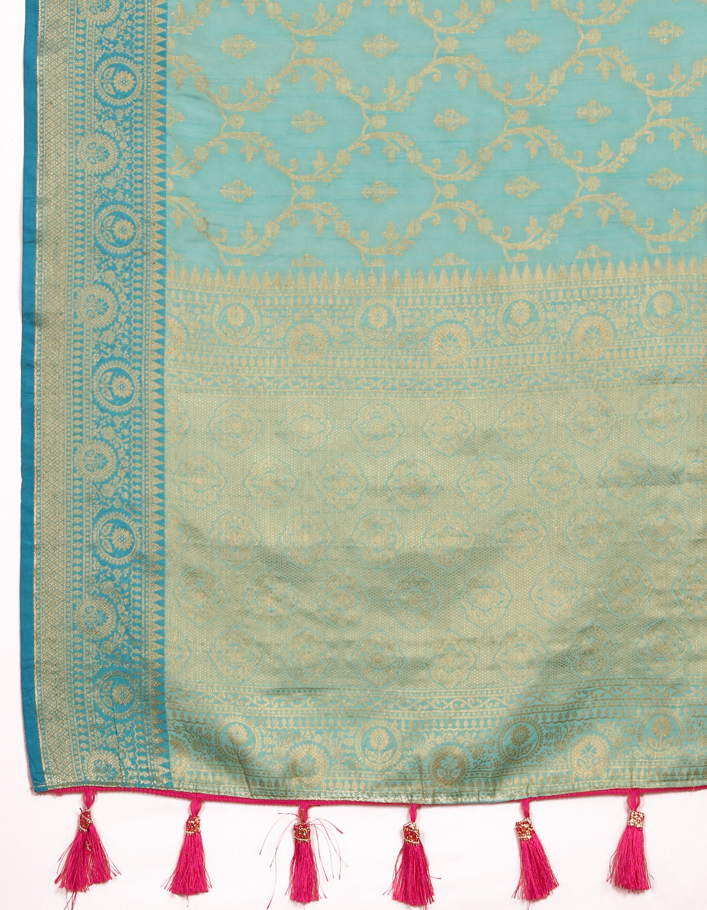 Soft Katan Silk Saree with Zari Weaving Design