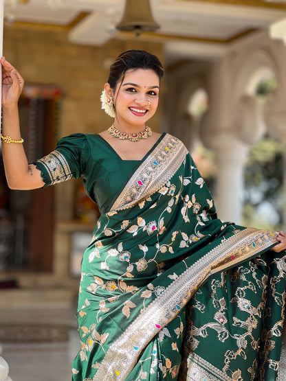 Woven Bollywood Jacquard Saree