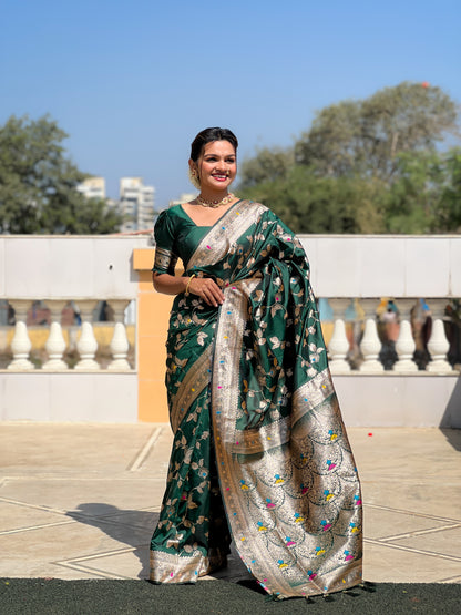 Woven Bollywood Jacquard Saree