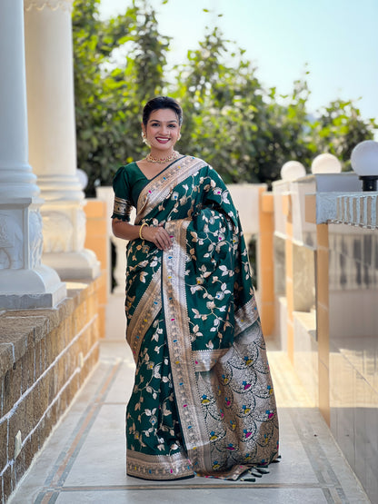 Woven Bollywood Jacquard Saree