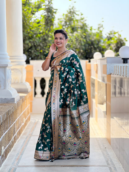 Woven Bollywood Jacquard Saree