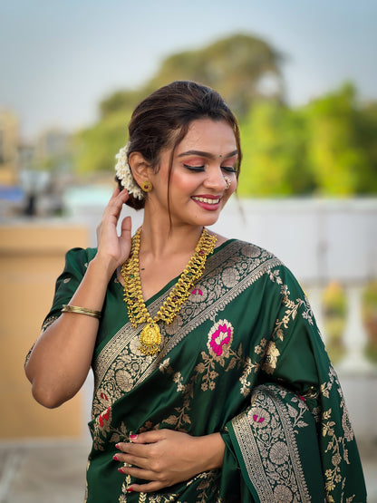 Most Beautiful Women's Banarasi Silk Saree