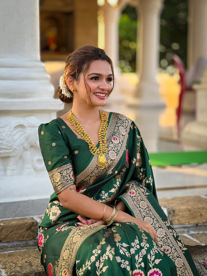 Most Beautiful Women's Banarasi Silk Saree