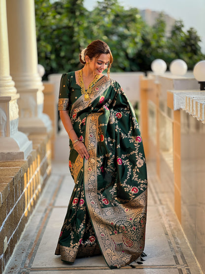 Most Beautiful Women's Banarasi Silk Saree