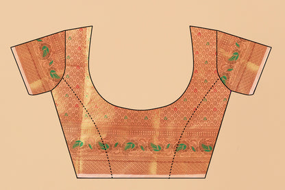 Soft cotton  saree with zari  weawing design  and Rich Zari weawing Pallu with  zari weawing  border