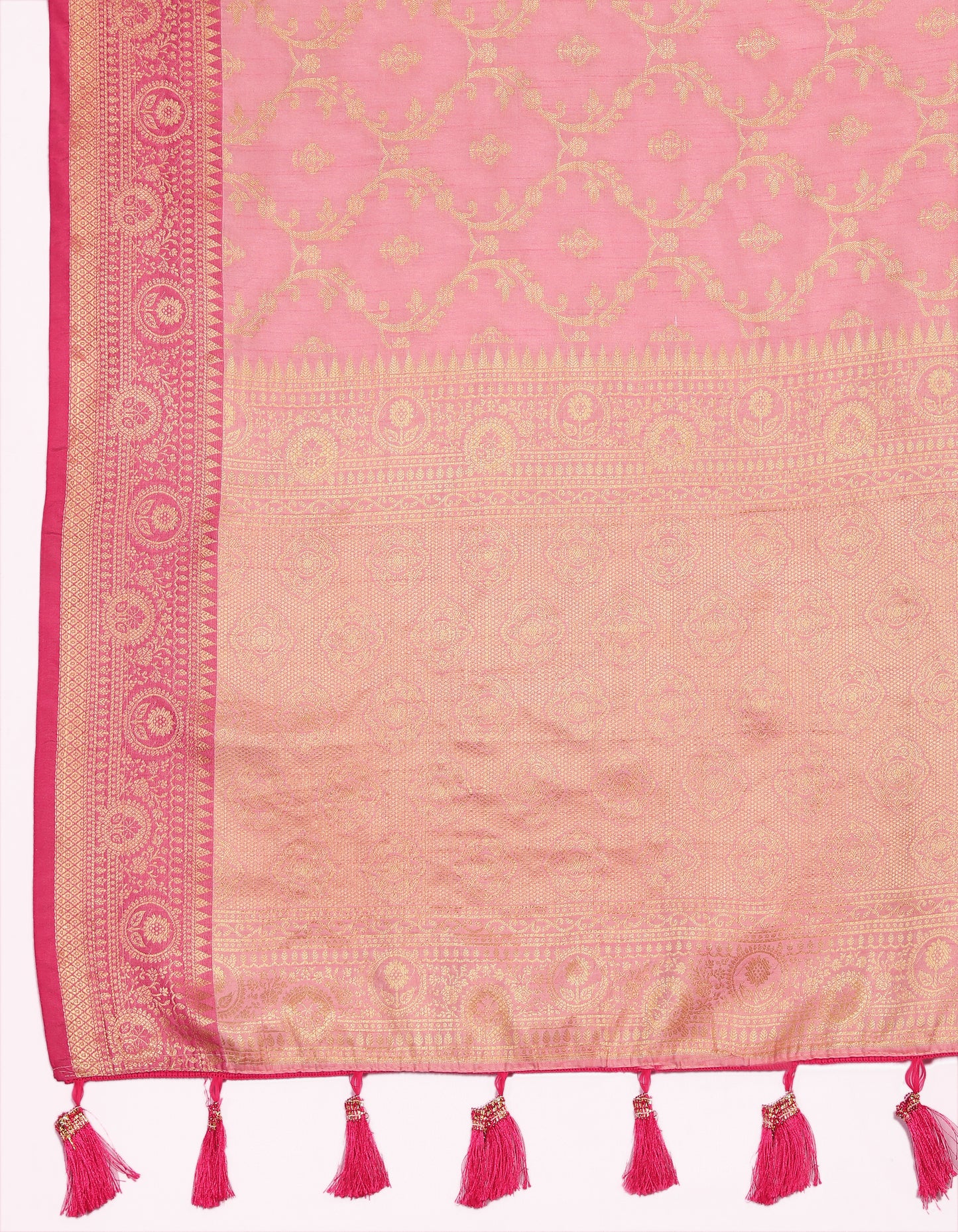 Soft Katan Silk Saree with Zari Weaving Design